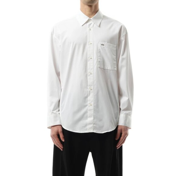 BNWT AW24 WOOYOUNGMI POPLIN BACK LOGO SHIRT 50 - Picture 11 of 15